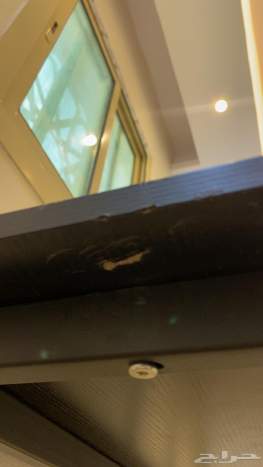 طاولة حرف L اسود خشبي64401855924225113