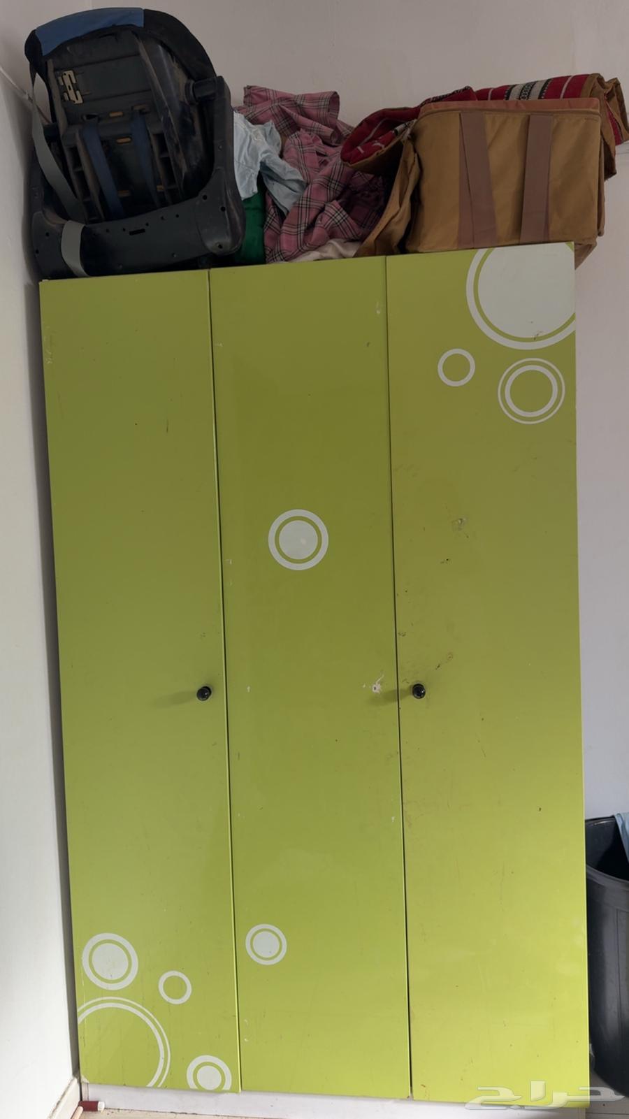 غرفه نوم اطفال سريرين ودولاب64401731108227110