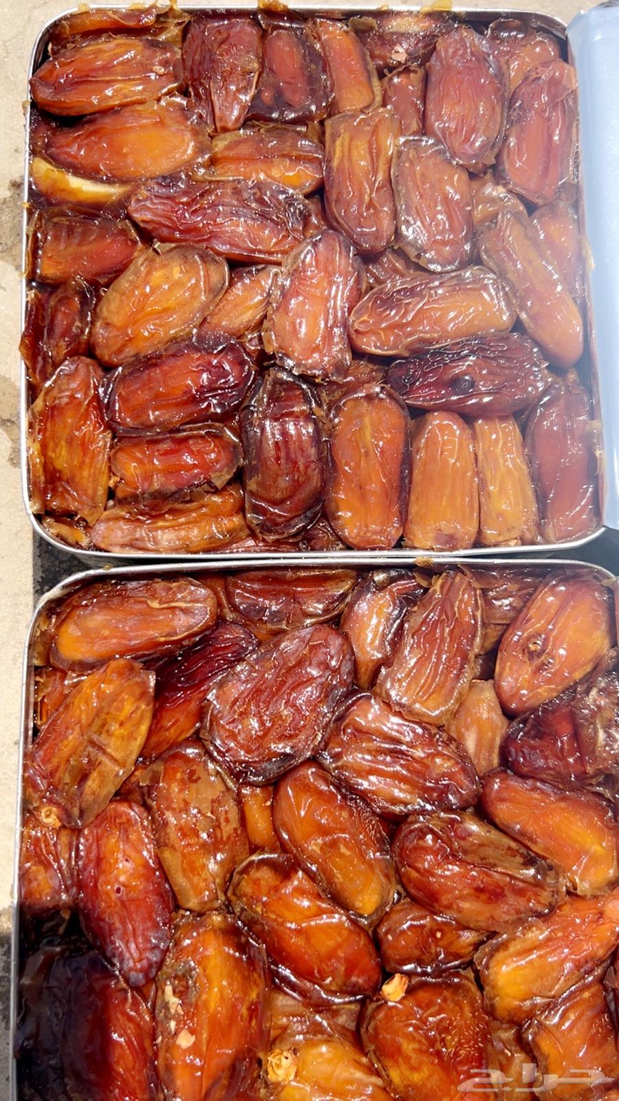 تمر صفري مكبوس تنك ارباع حبه كبيره جامبو وحبه وسط ومشروط64404361456770113