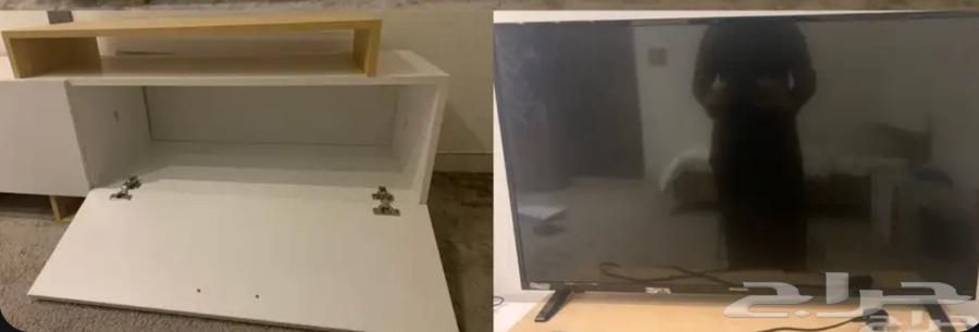 طاوله بدرجين وشاشه 35 بوصه64401980677763110