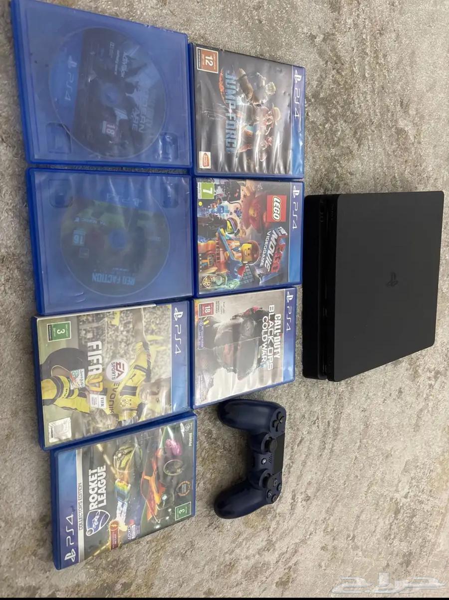 بلايستيشن 4 برو 1 تيرا مع 6 ألعاب ويد زرقاء64402342864771112
