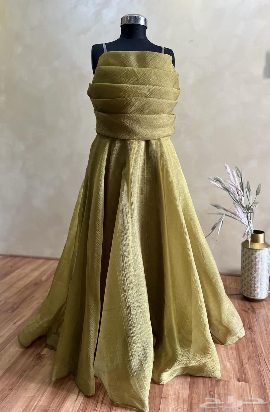 فستان اخضر(شحن)64402998049281111