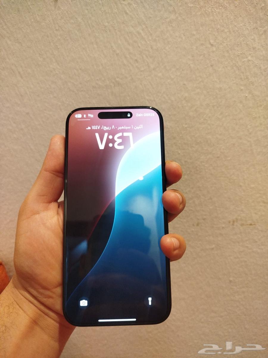 جوال ايفون 16 برو ماكس256 تيتانيوم اسود ضمان سنتين64402941759107114