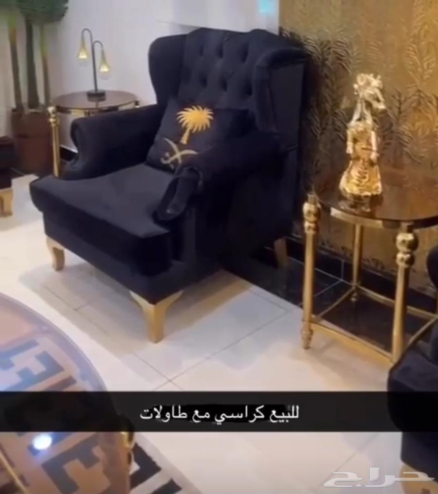 كنب جديد وطاولات كامله للبيع64403084850817111