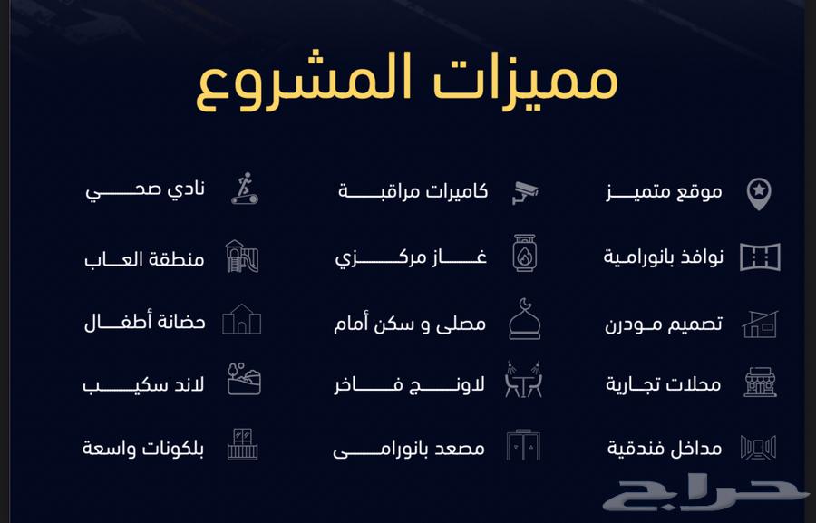 شقق غرفتين و 3غرف و4 غرف للتمليك والاستثمار64141430006145111