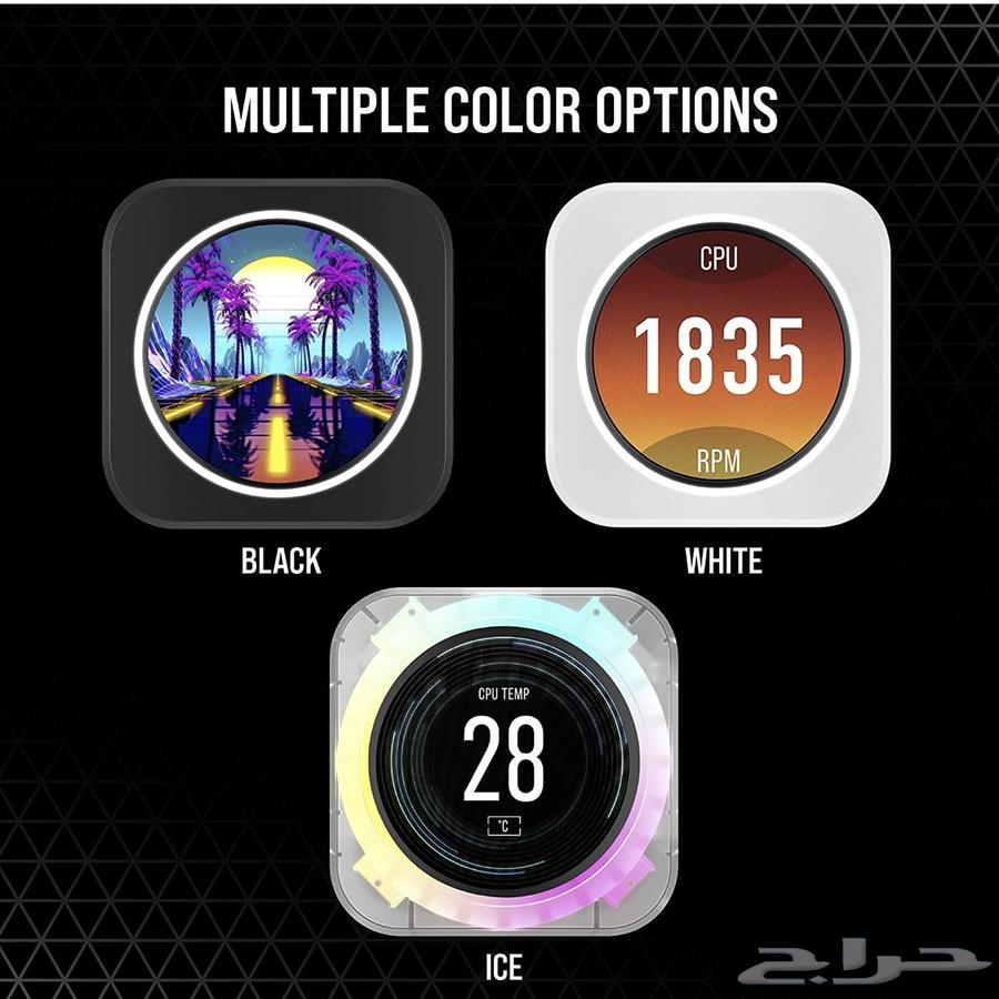 Corsair iCUE ELITE CPU Liquid Cooler Display64403346599297111