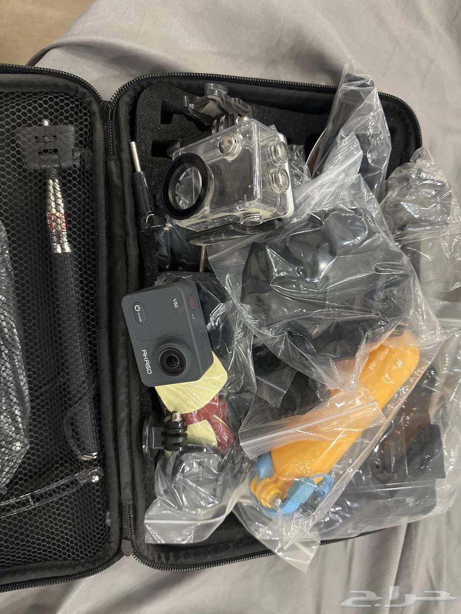 كاميرا akaso v50x مع كت كامل ملحقات لها64401619857667112