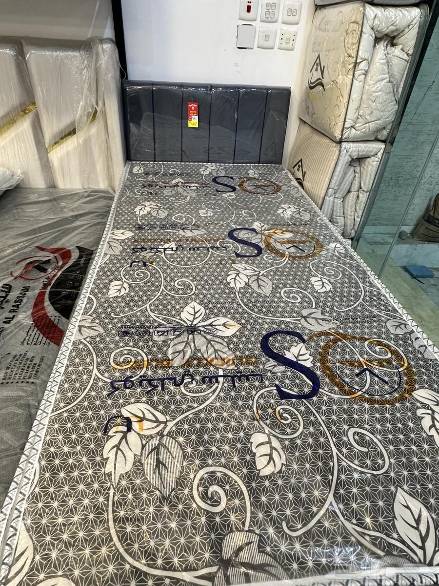 عررض سرير بوكس مع إسفنج طبي 10سم مع مخدة64403346446465112