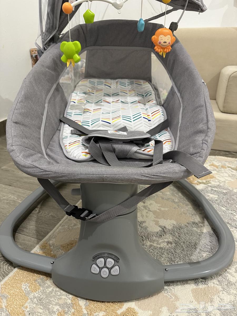 سرير متحرك ونقازيه اطفال مع ملحقاتها64403823030018112