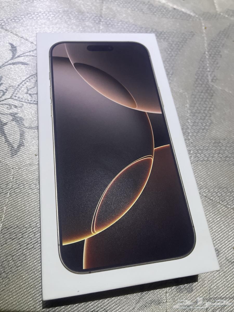 جوال ايفون للبيع16 برو ماكس تيتانيوم صحراوي 25664404333126275111