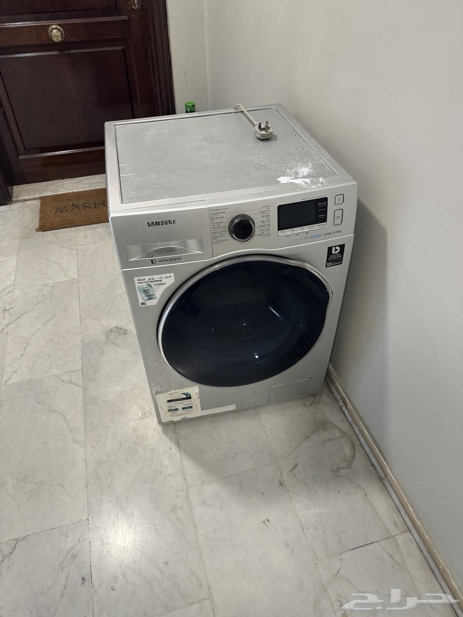 غسالة سامسونق تنشيف 100   فيها خراب64403649726081110