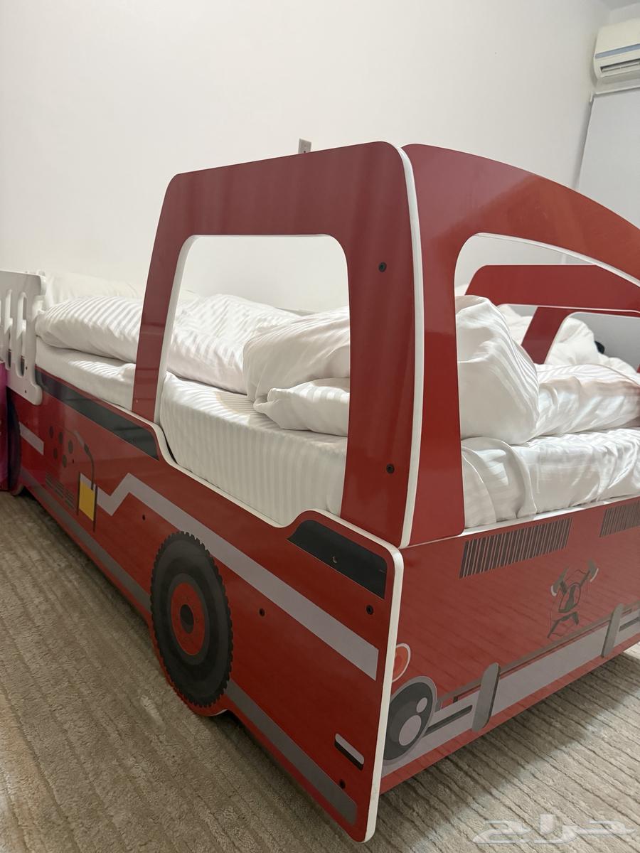 سرير أطفال - تصميم سيارة إطفاء64403823077889112