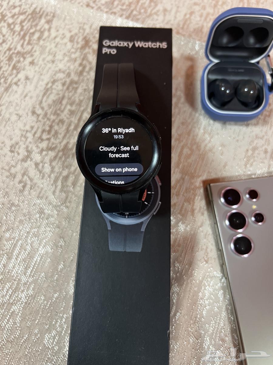 سامسونق جالكسي S24 ultra و ساعه جالكسي برو 5 و سماعه جالكسي64403474740610111