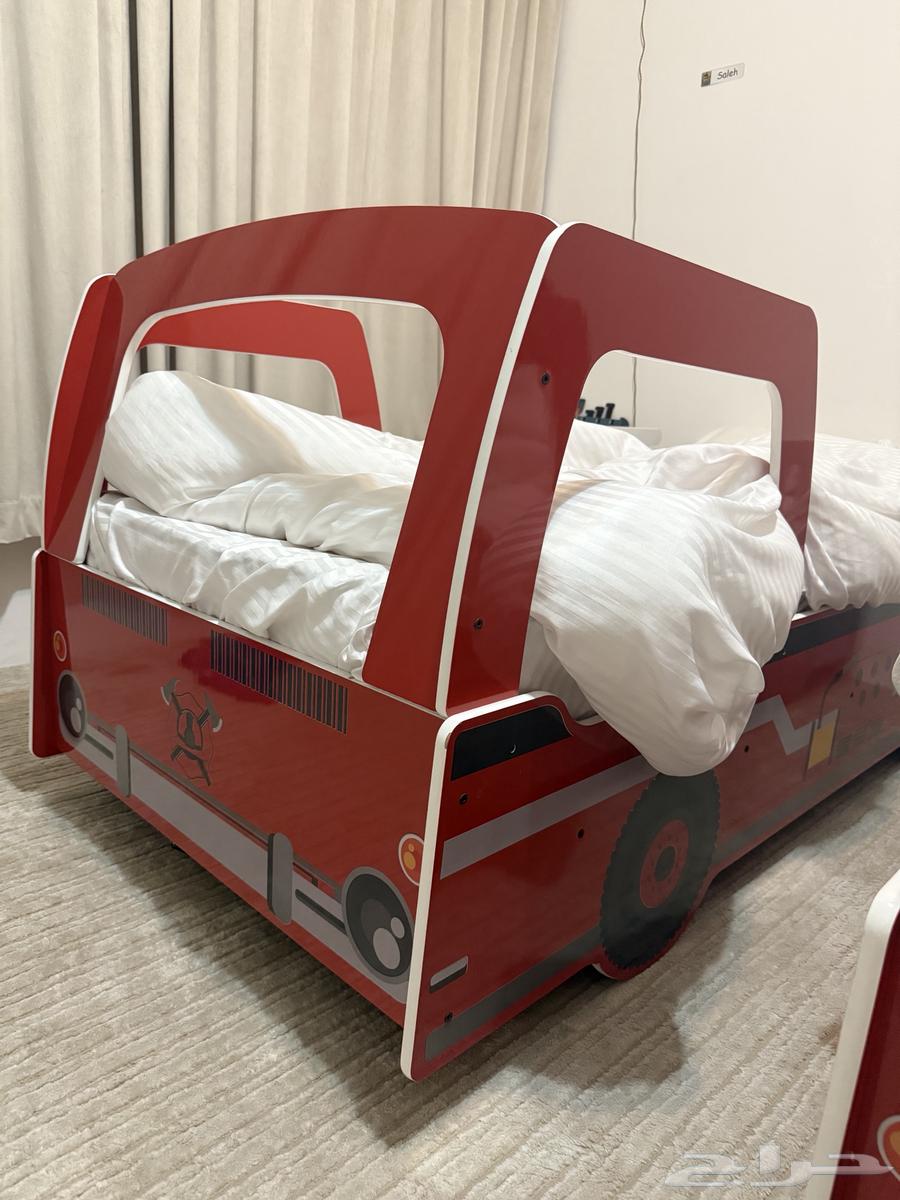 سرير أطفال - تصميم سيارة إطفاء64403823077889111