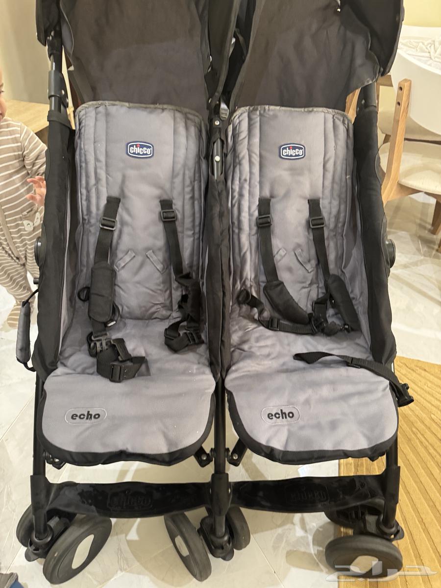 عربة اطفال تؤام للبيع تشيكو64403300276610112