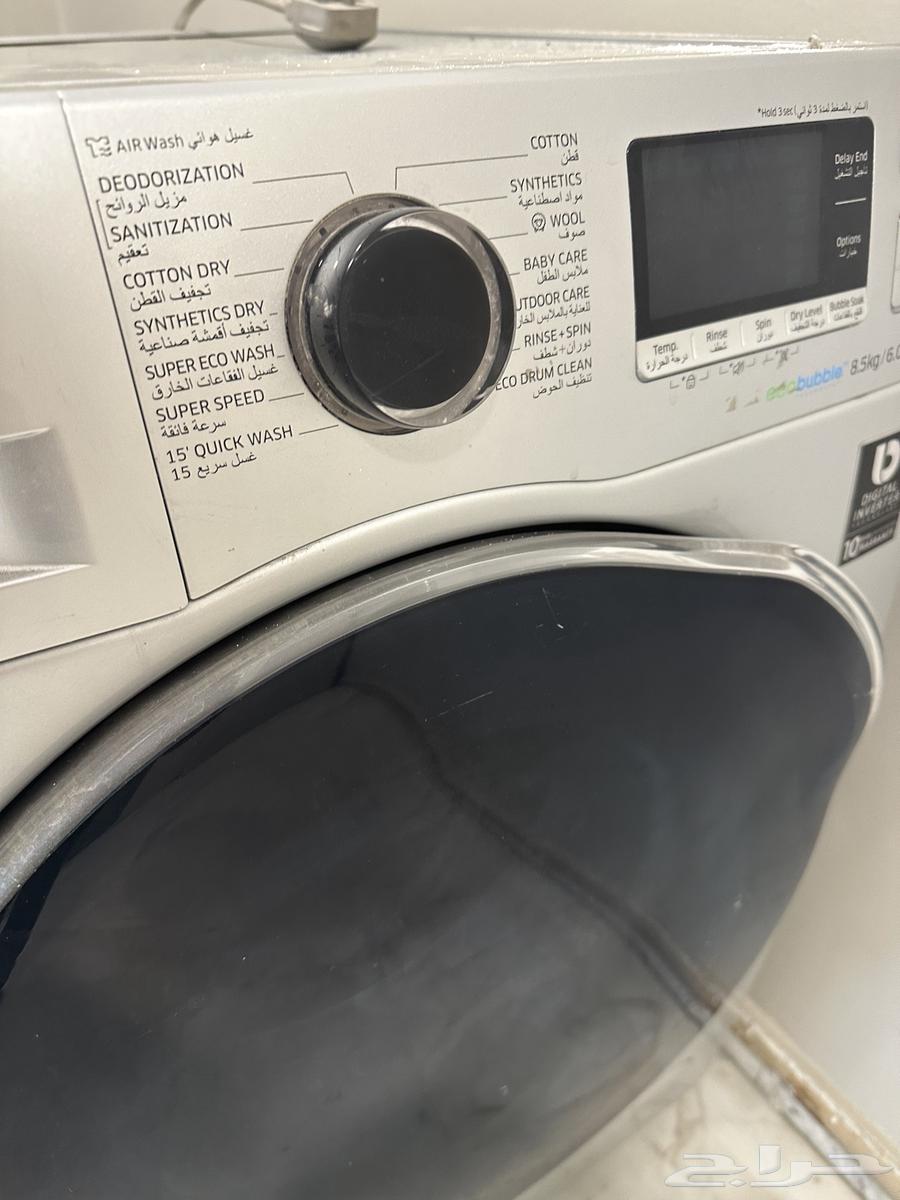 غسالة سامسونق تنشيف 100   فيها خراب64403649726081111