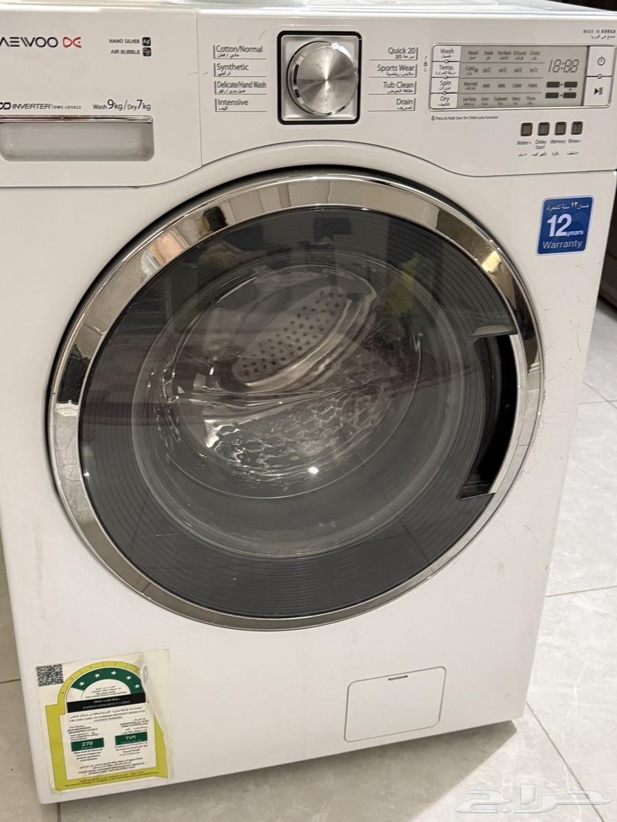 غسالة من 7 ل9 كيلو للبيع عالسوم64403362639491111