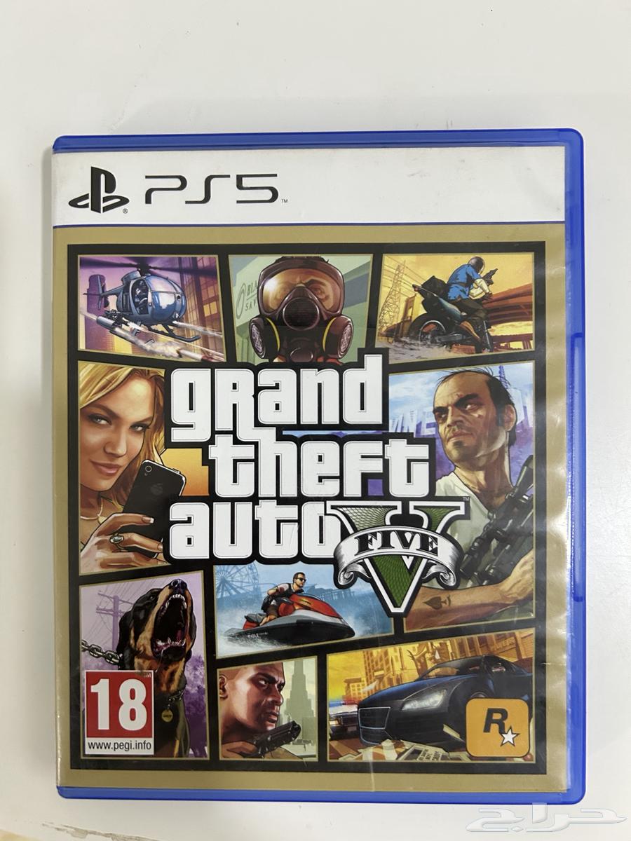 شريط قراند 5 حالته كويسه جدا ولا فيه اي شموخ أو كسور64404542162049110