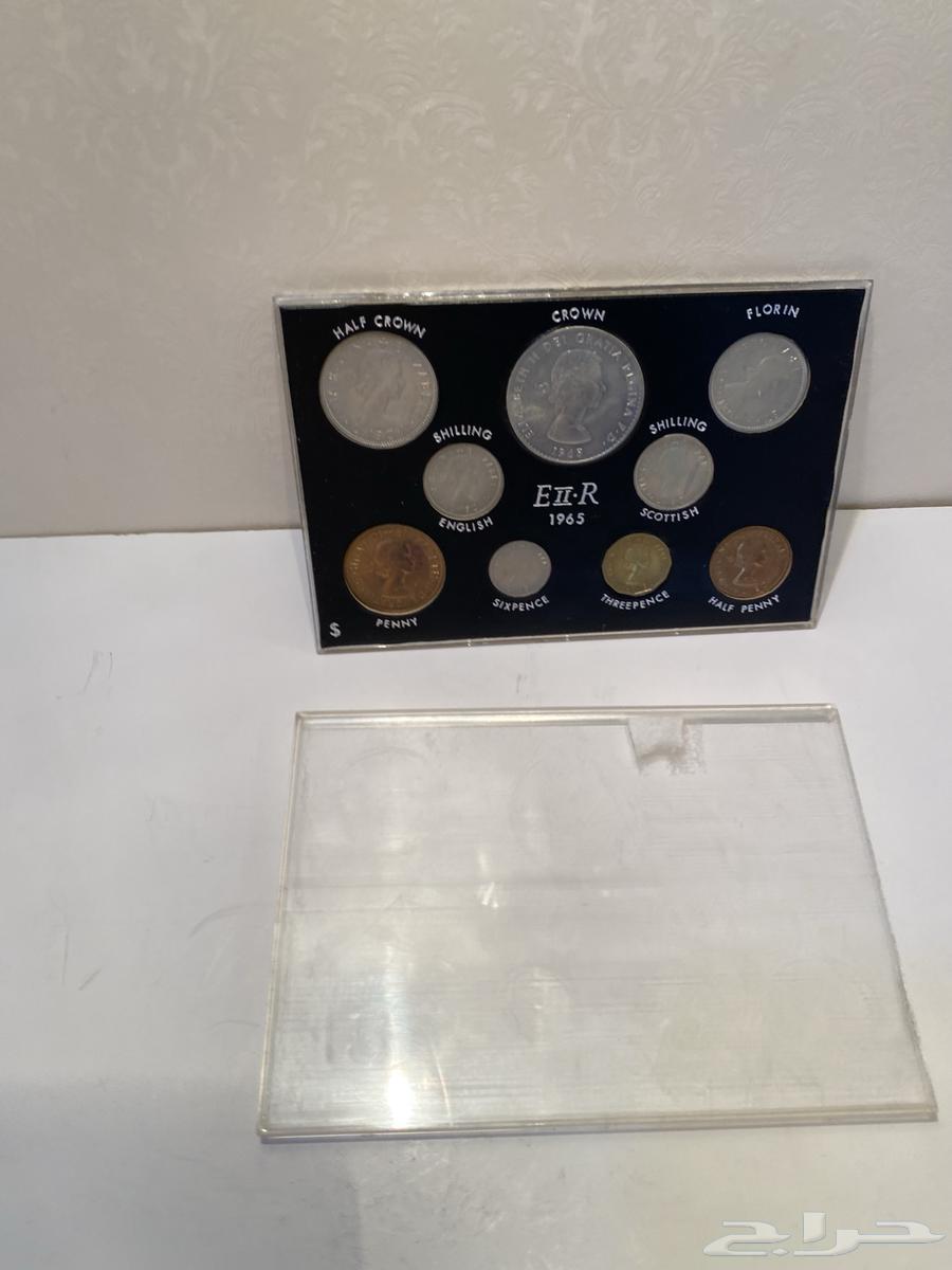 طقم عملات معدنيه بريطاني 1965م قديم تراث للبيع64403870250499114