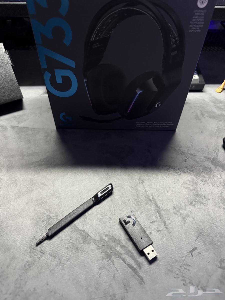 سماعة لوجيتك G733 لاسلكي ( نظيفه جداا )64404278035329112