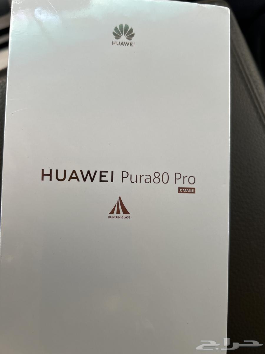 جوال هواوي بيور 80 برو ذاكره 512 اللون ابيض لامع جديد64402595214082110