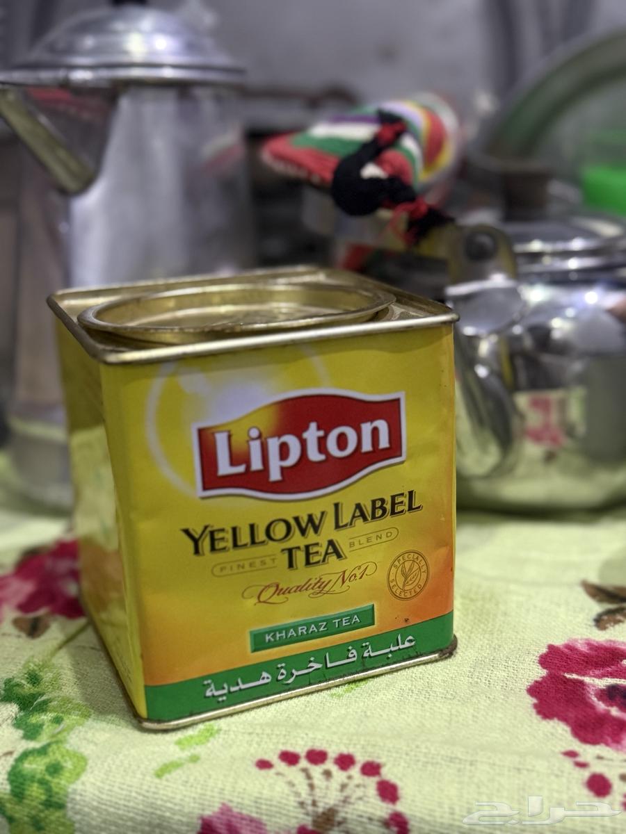 علبة شاي لبتون تاريخ 2004 نضيفه64404750336001110
