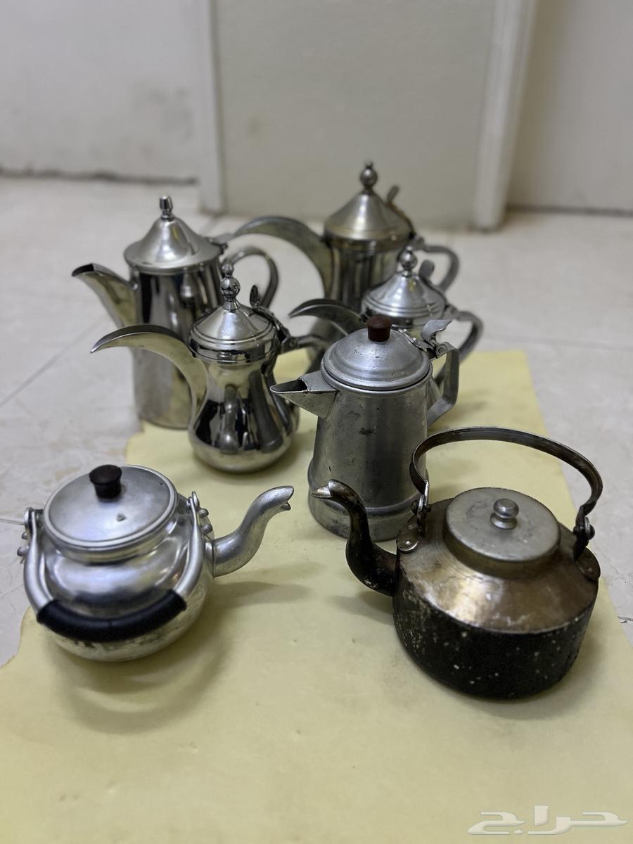 دلة العساف مع اغراض عزبة قهوه وشاهي وطبخ63619551991427113