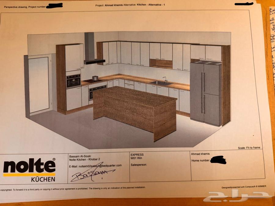 مطبخ الماني جديد بالكامل64403649754369111