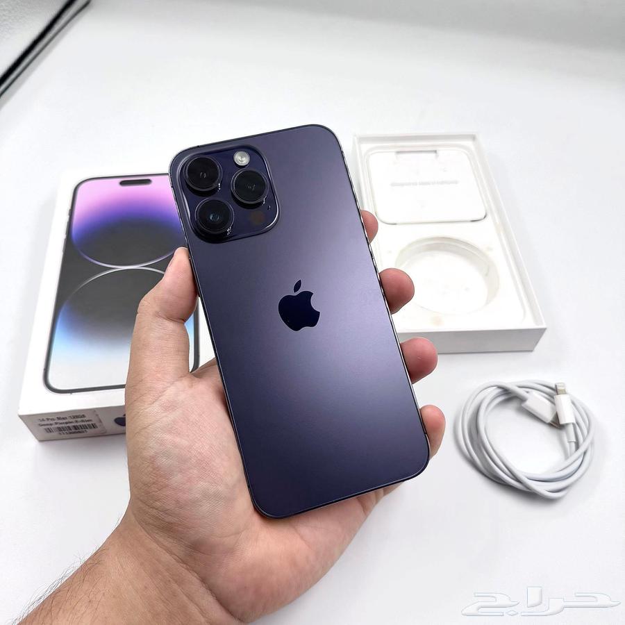 صحة بطارية آيفون 14 برو ماكس 85٪ لون أرجواني ونظيف64404486451713111