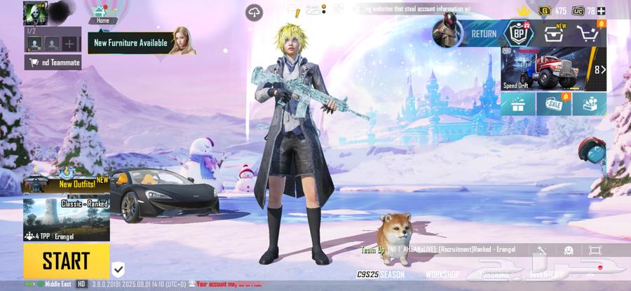 حساب ببجي فخم للبيععع مكه او جده يد بيد64402105877121110