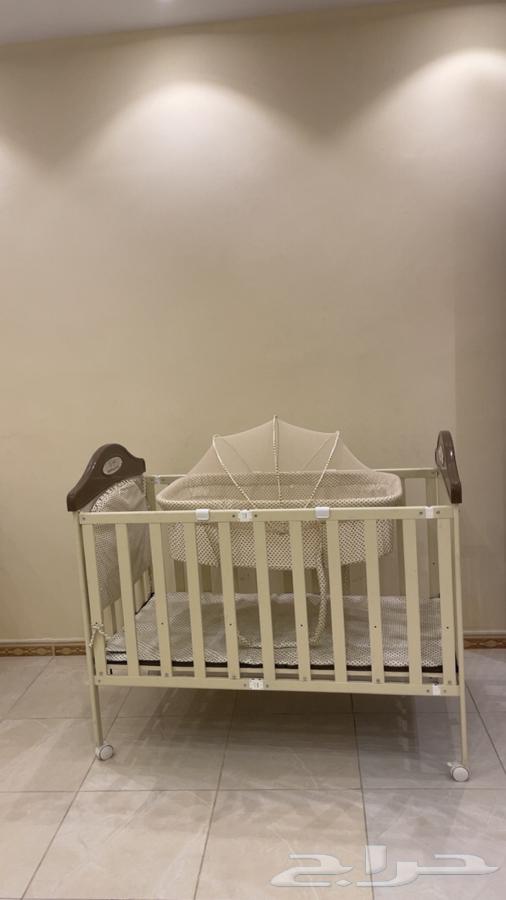 سرير اطفال من الحديد مع سرير هزاز64404945567362110