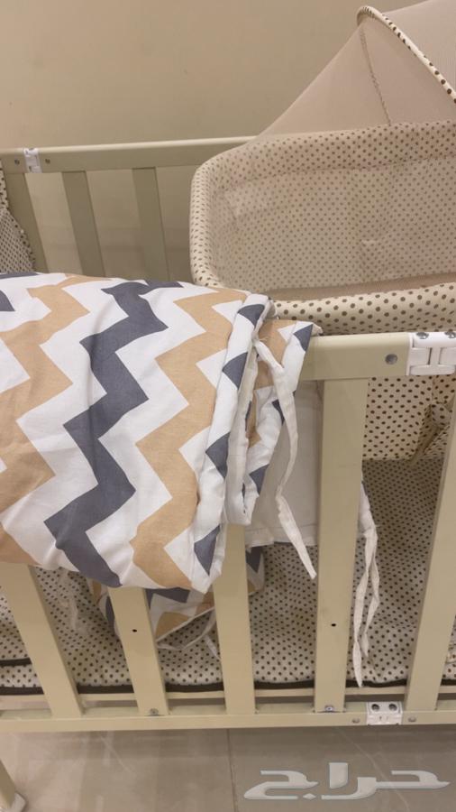 سرير اطفال من الحديد مع سرير هزاز64404945567362114