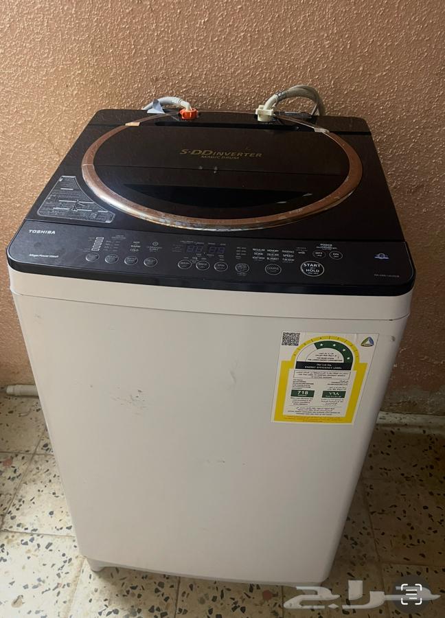 غسالة توماتيك توشيبا حجم 7 5 كيلو للبيع نظيفه على السوم64403393762563114