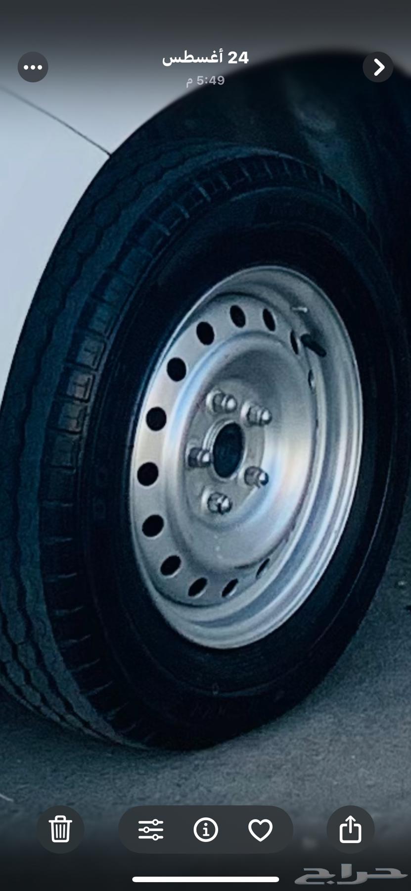 Selling tires with rims, agency, size 15, condition must be flawless64553949782659110