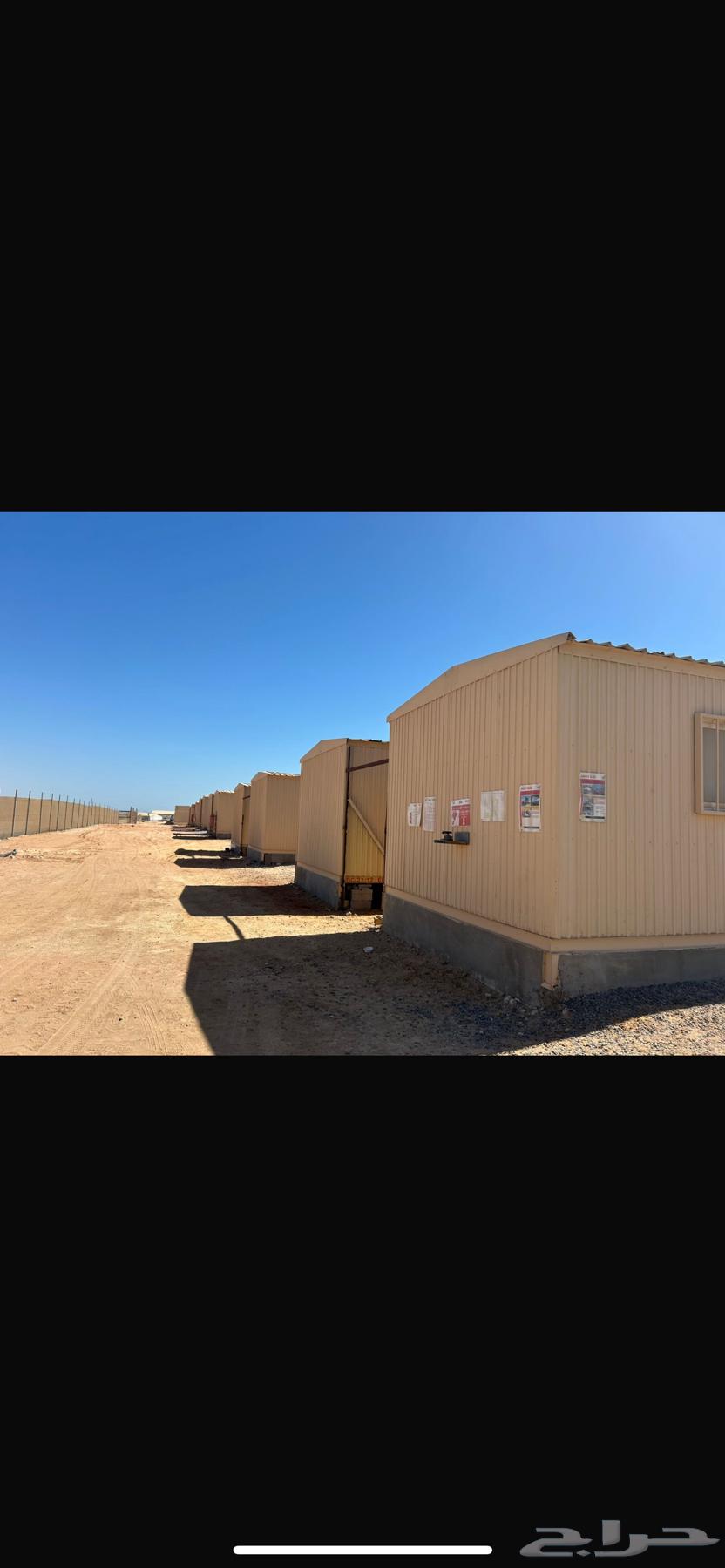 للبيع بركسات باحجام مختلفه64553524917379110