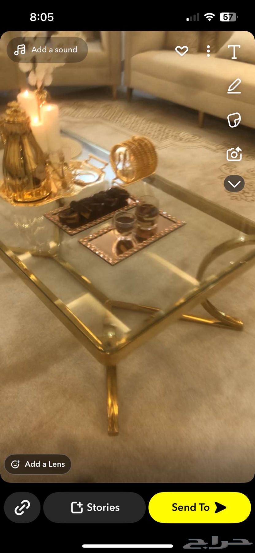 كنب وطاوله للبيع64404542217474110