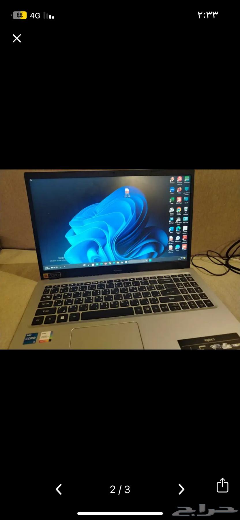 للبيع لابتوب نظيف في كرتونة64403490110977111