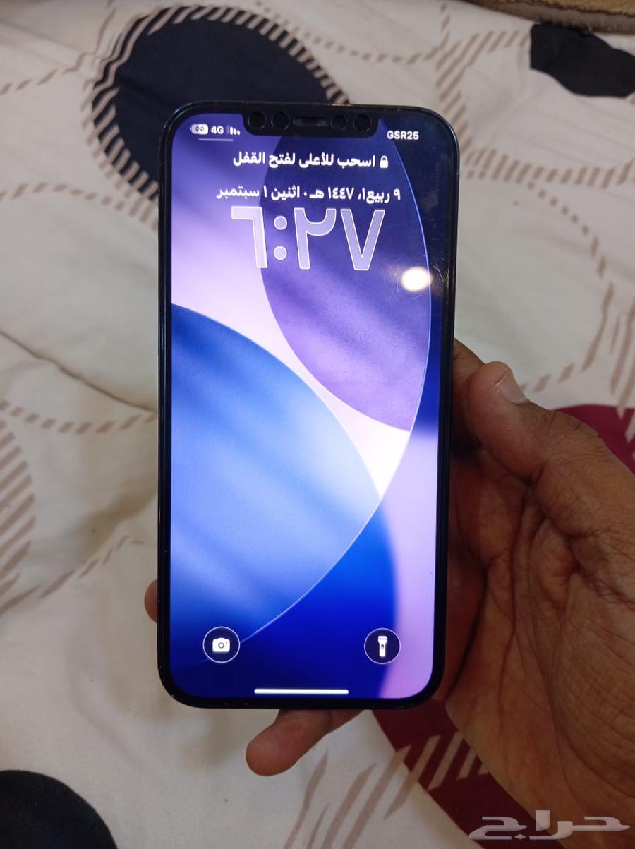 السلام عليكم ورحمة الله للبيع جهاز iphone 12 pro max Blue64402623234945110