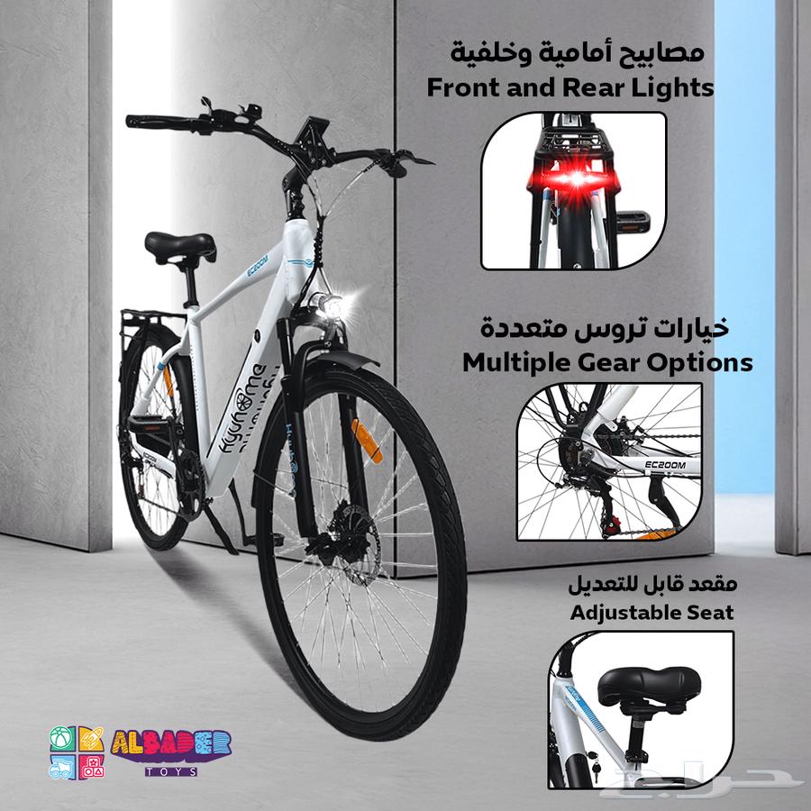 سيكل كهربائي رياضي بالحجم الكبير - دراجة مع بطارية مساعده64411365345410113