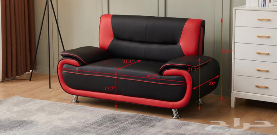 طقم كنب جلد 6 أشخاص صناعة صينية جاهزة64408090741249113