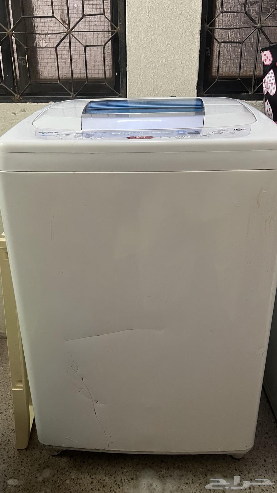 غساله توشيبا للبيع في حكه من الامام والغساله نضيفه64407811179265112