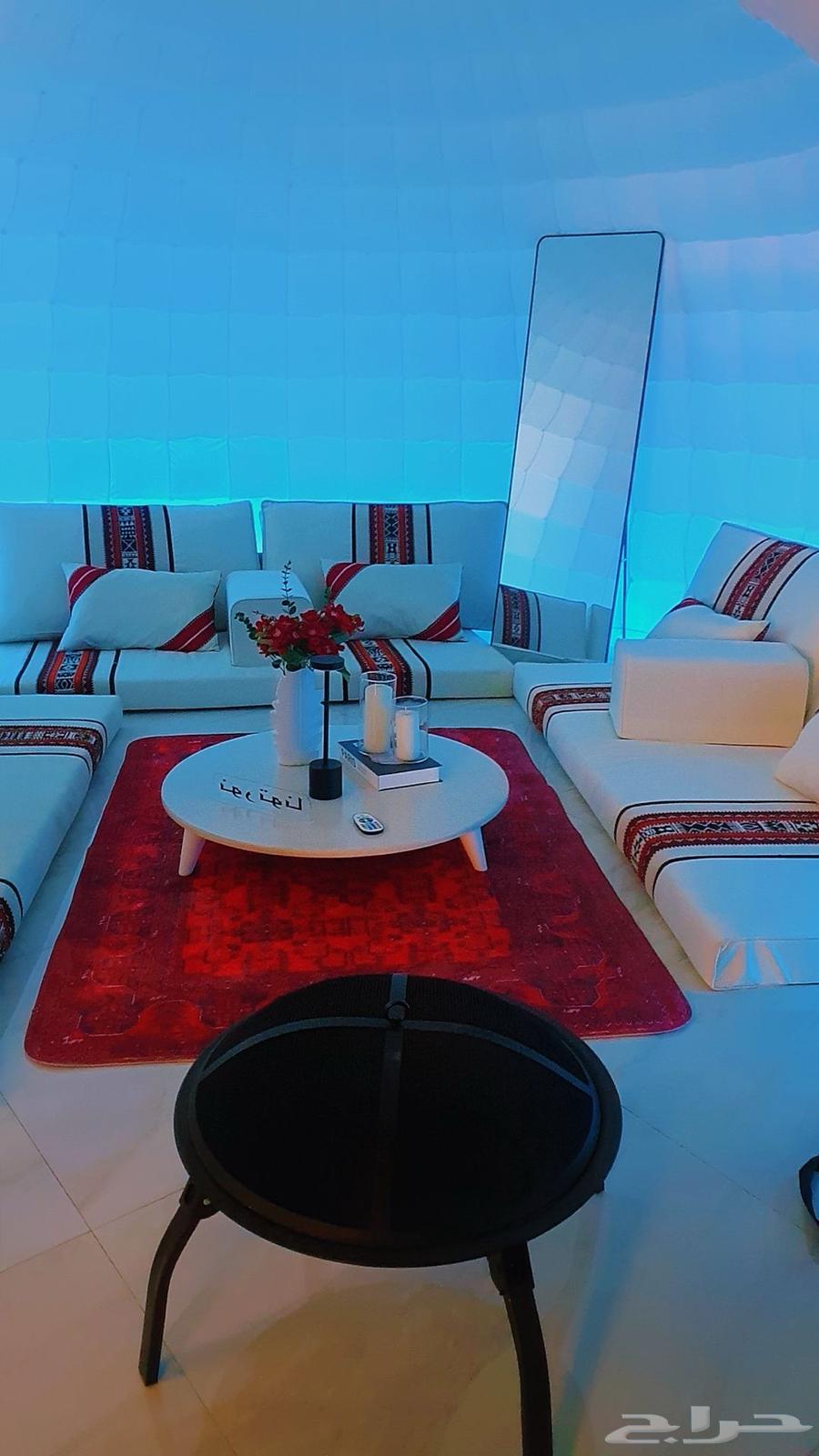 خيمه و جلسه شتويه كامله مع اثاثها ومعها ماطور64409394442627110