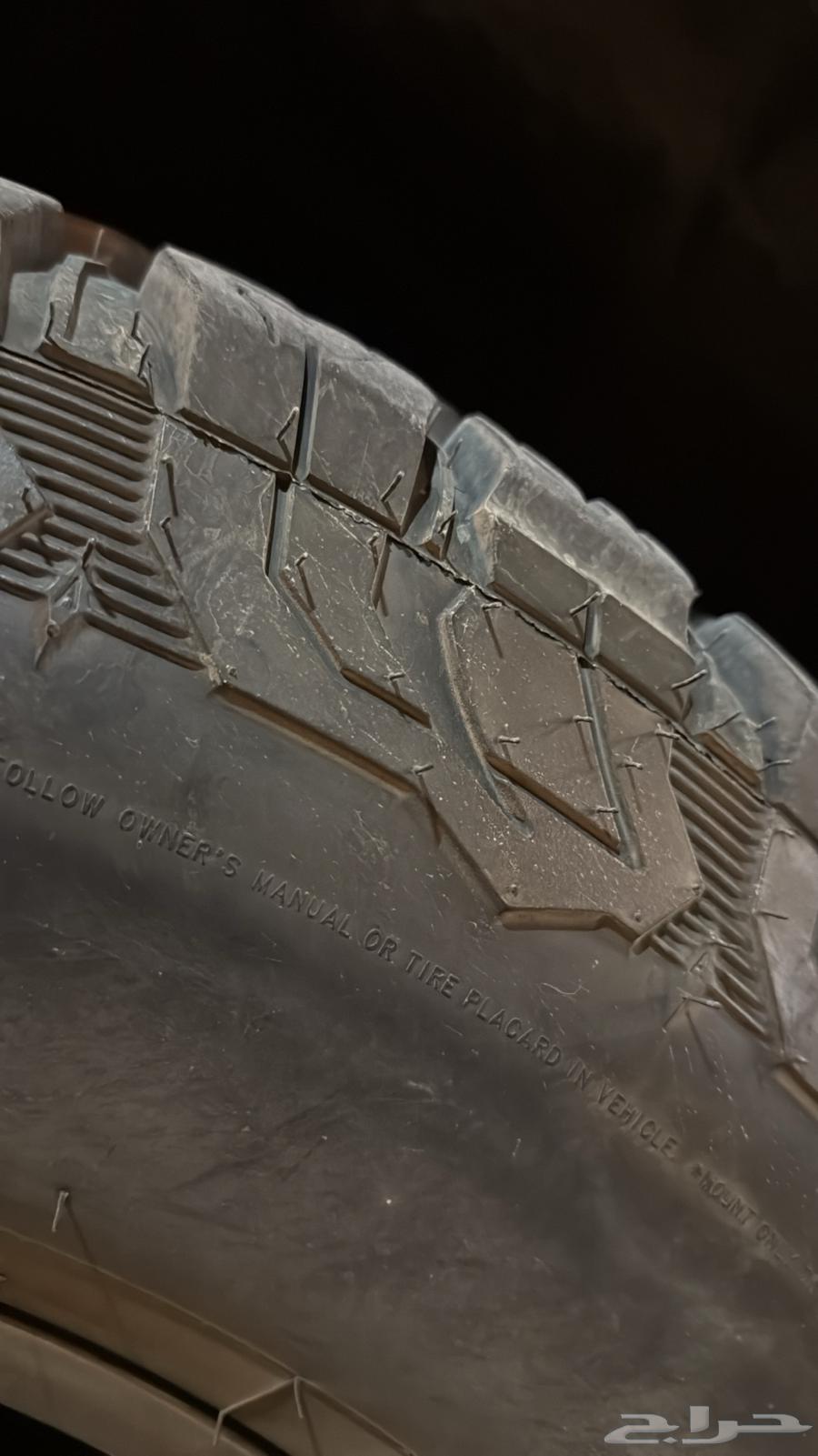 كفرات حجريه مقاس 17 للبيع او البدل بكفرات هامان نقشة شاهين64568865732097113