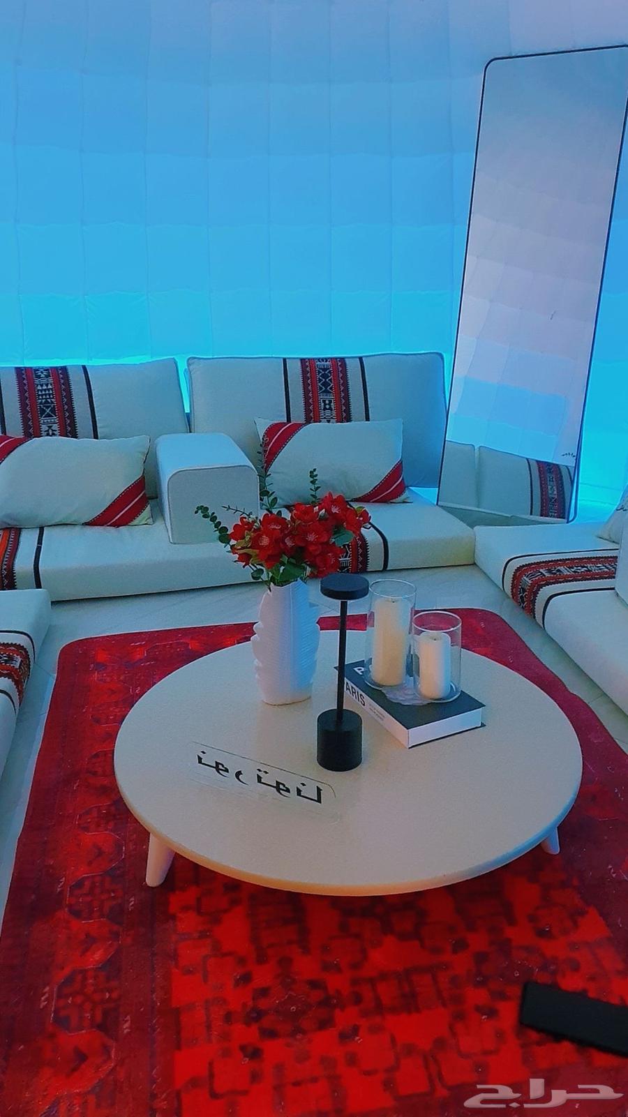 خيمه و جلسه شتويه كامله مع اثاثها ومعها ماطور64409394442627112