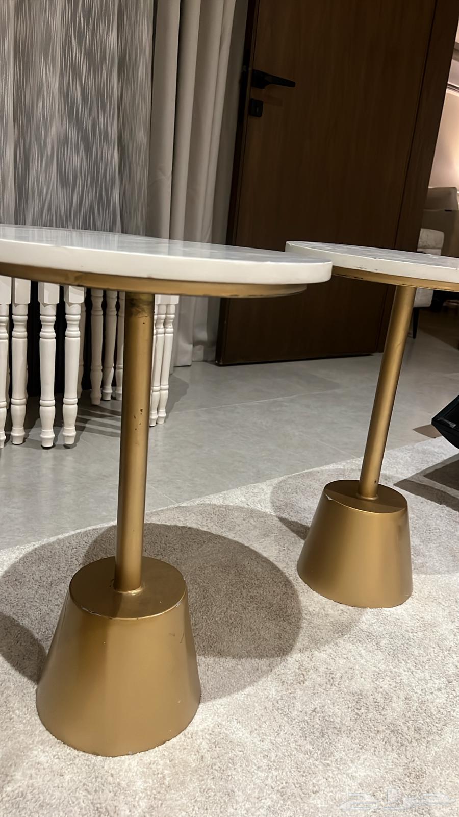 طاولا كبير وطاولتين صغير وطقم طاولات تركي64409199289729111