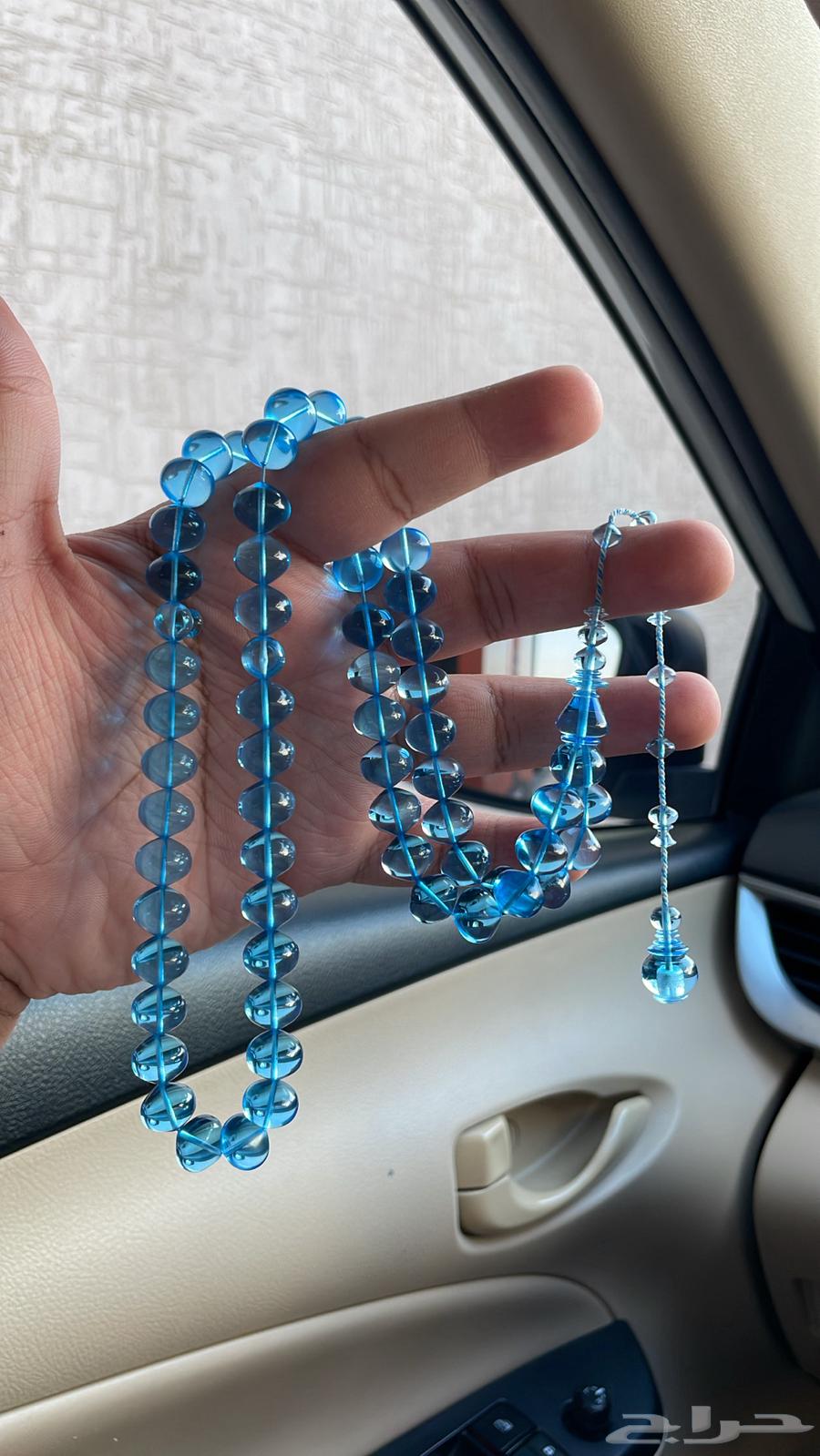 سبحه مسباح سبحة كاست اكوامارين تم البيع64407825280769112