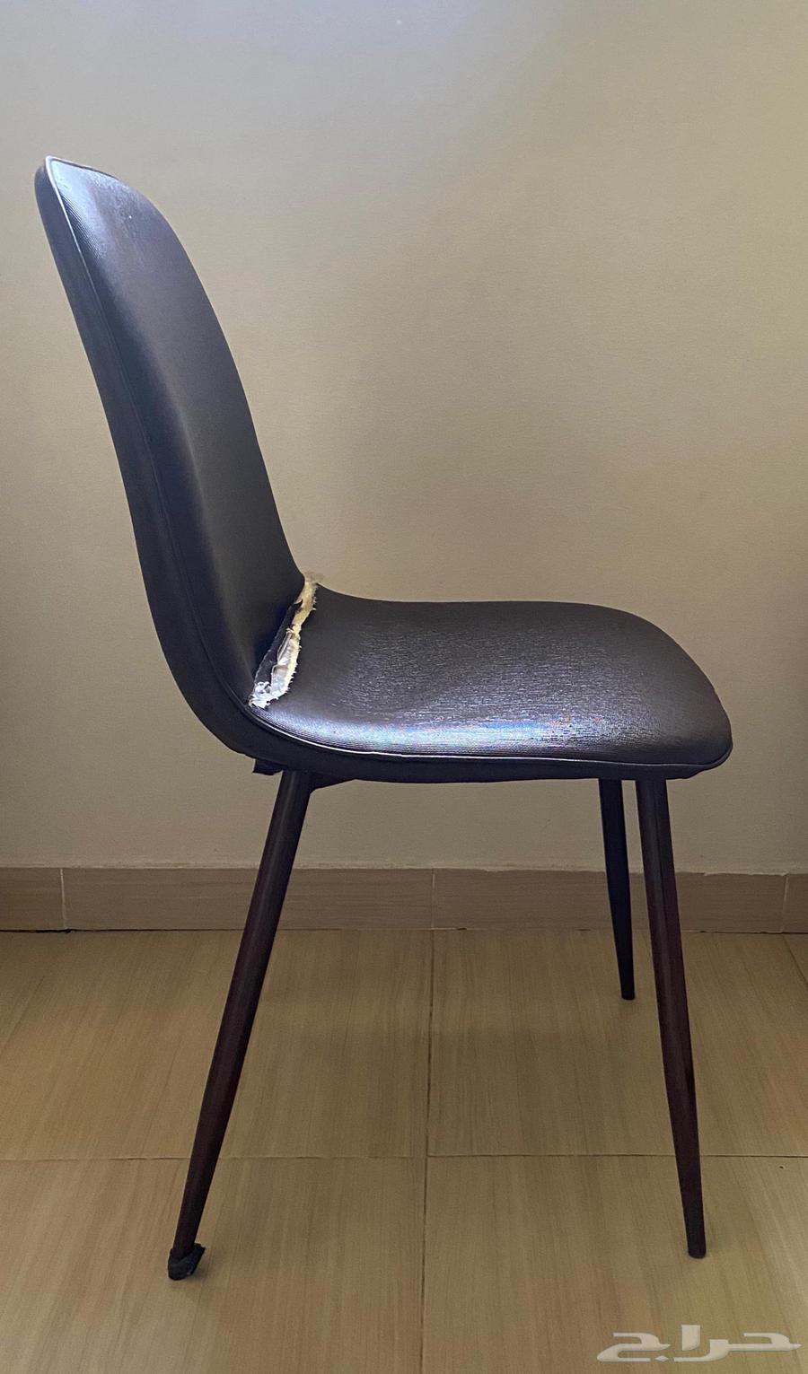 كرسي جلد مع غطاء قماشي بيج64407405884034112