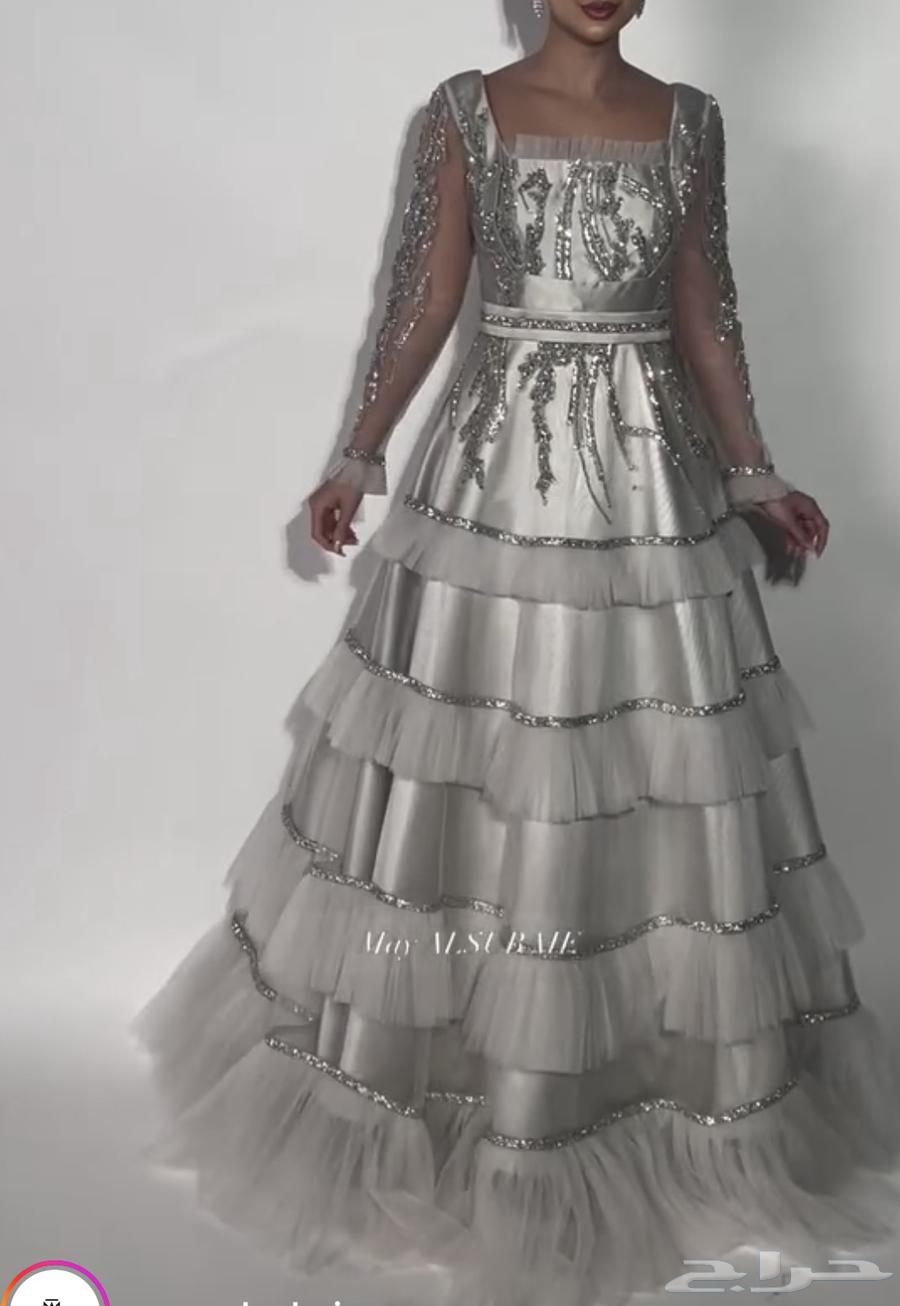 فستان سهرة من المصممة مي السبيعي64409893119874110