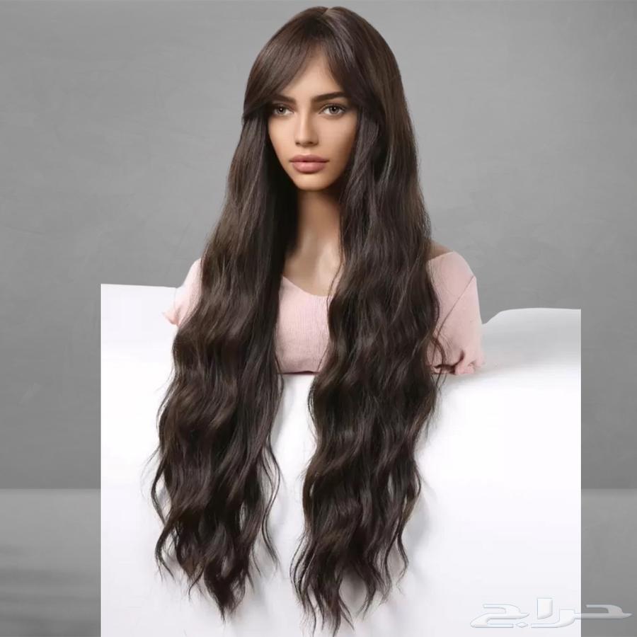باروكة طويلة شعر مخلوط64411567455233111
