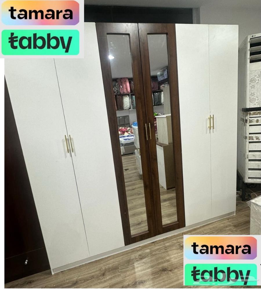 دولاب ملابس جديد متوفر اقساط مع تابي و تمارا64407140312835110